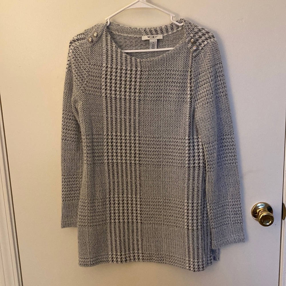 NWOT WHBM tunic style sweater